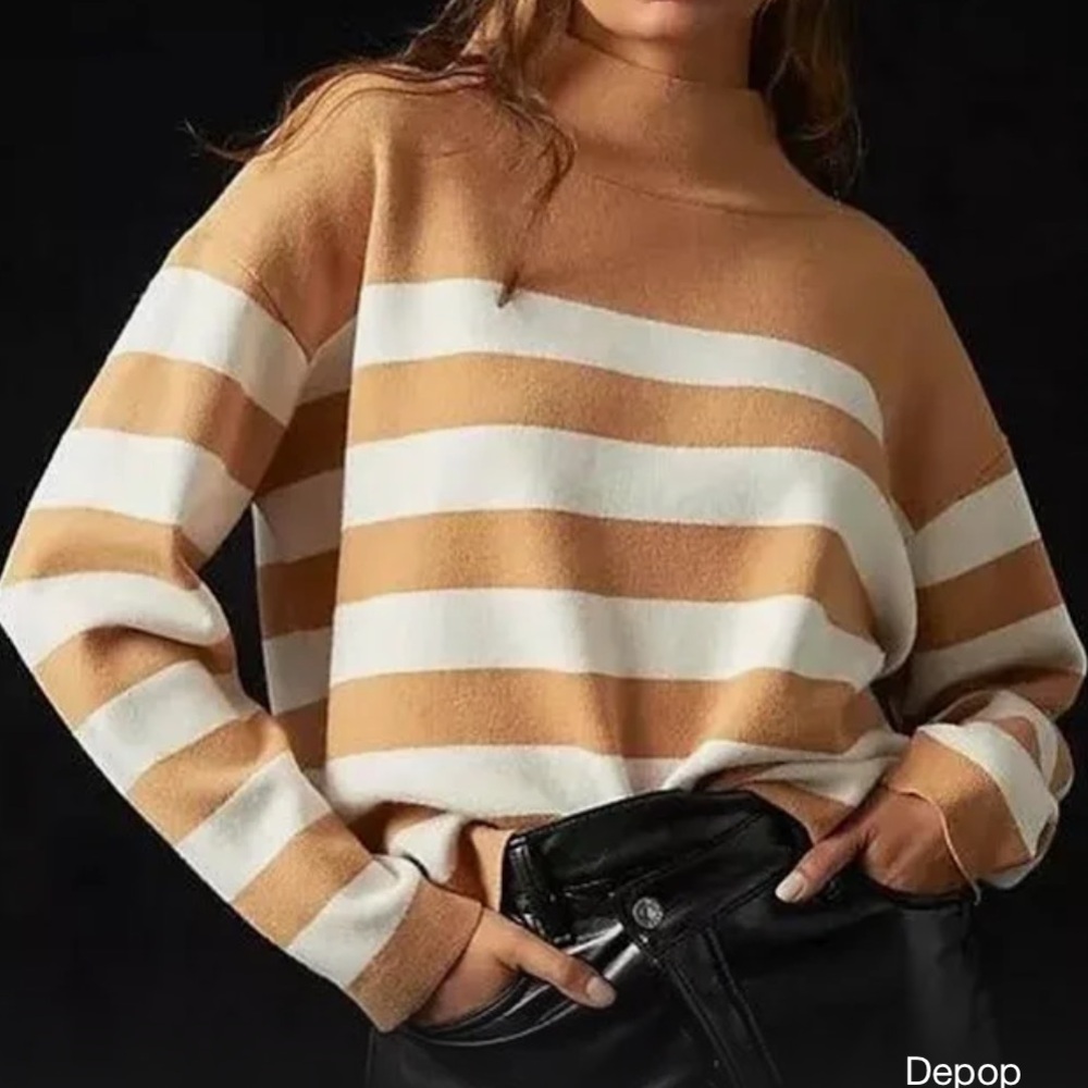 Anthropologie Striped Maeve Sweater